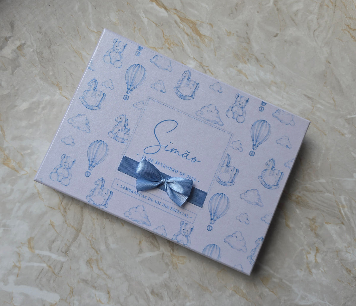 Livro de honra A5 + caixa + caneta 💙