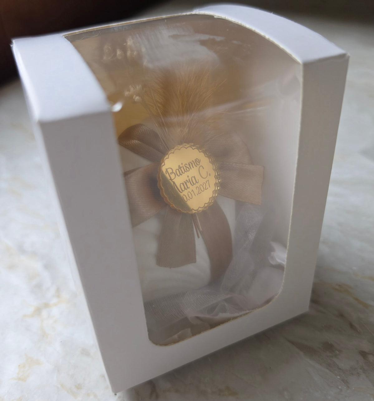 Concha grande em gesso perfumado 🌼