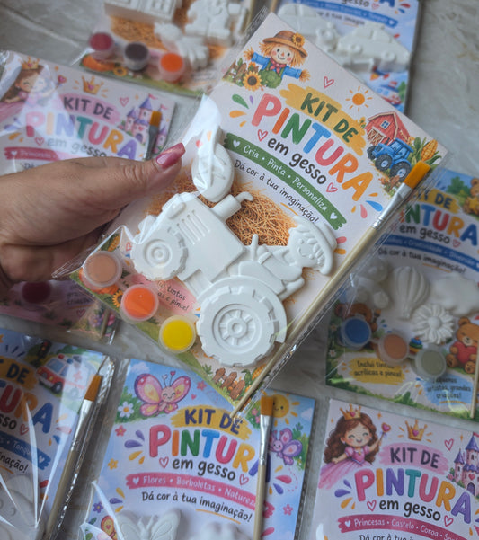 Kits para colorir gesso 🎨🖌