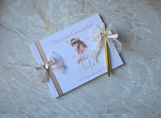 Livro de honra Primeira Comunhão 🦋