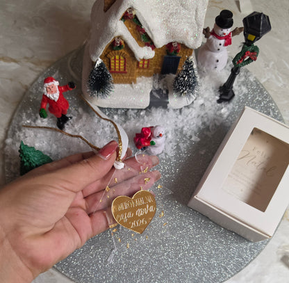 Pendente Natal casa nova 🏠