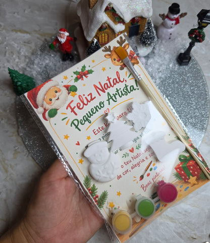 Kit gesso para colorir especial Natal 🎄