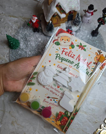 Kit gesso para colorir especial Natal 🎄