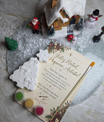 Kit gesso para colorir especial Natal 🎄