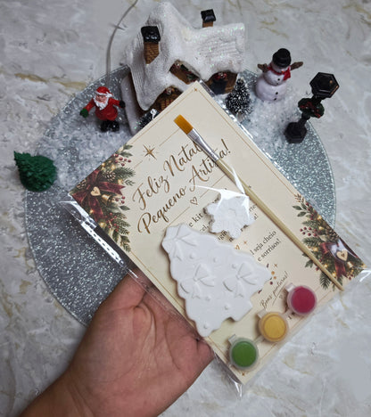 Kit gesso para colorir especial Natal 🎄