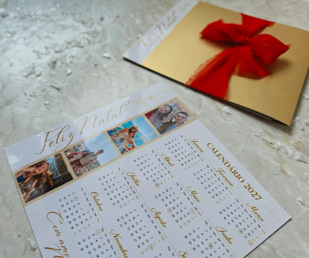 Calendário íman com fotos 2027 🎁